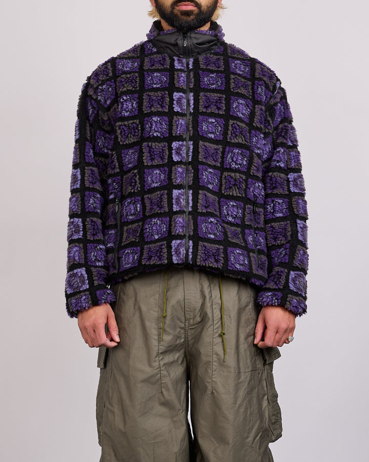 Needles Acrylic Pile Fur Jacket Dark Purple