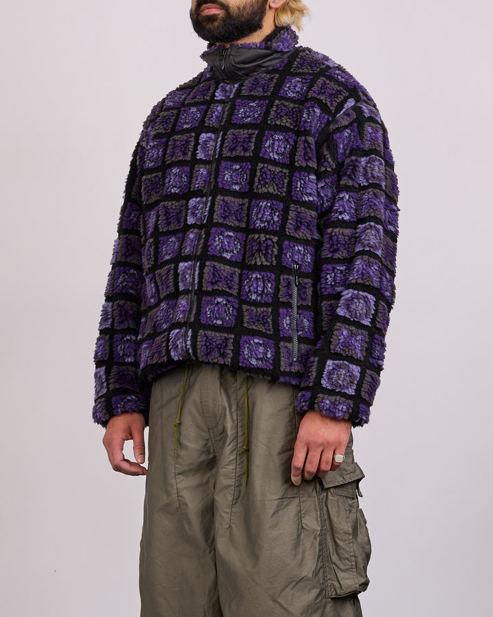 Needles Acrylic Pile Fur Jacket Dark Purple