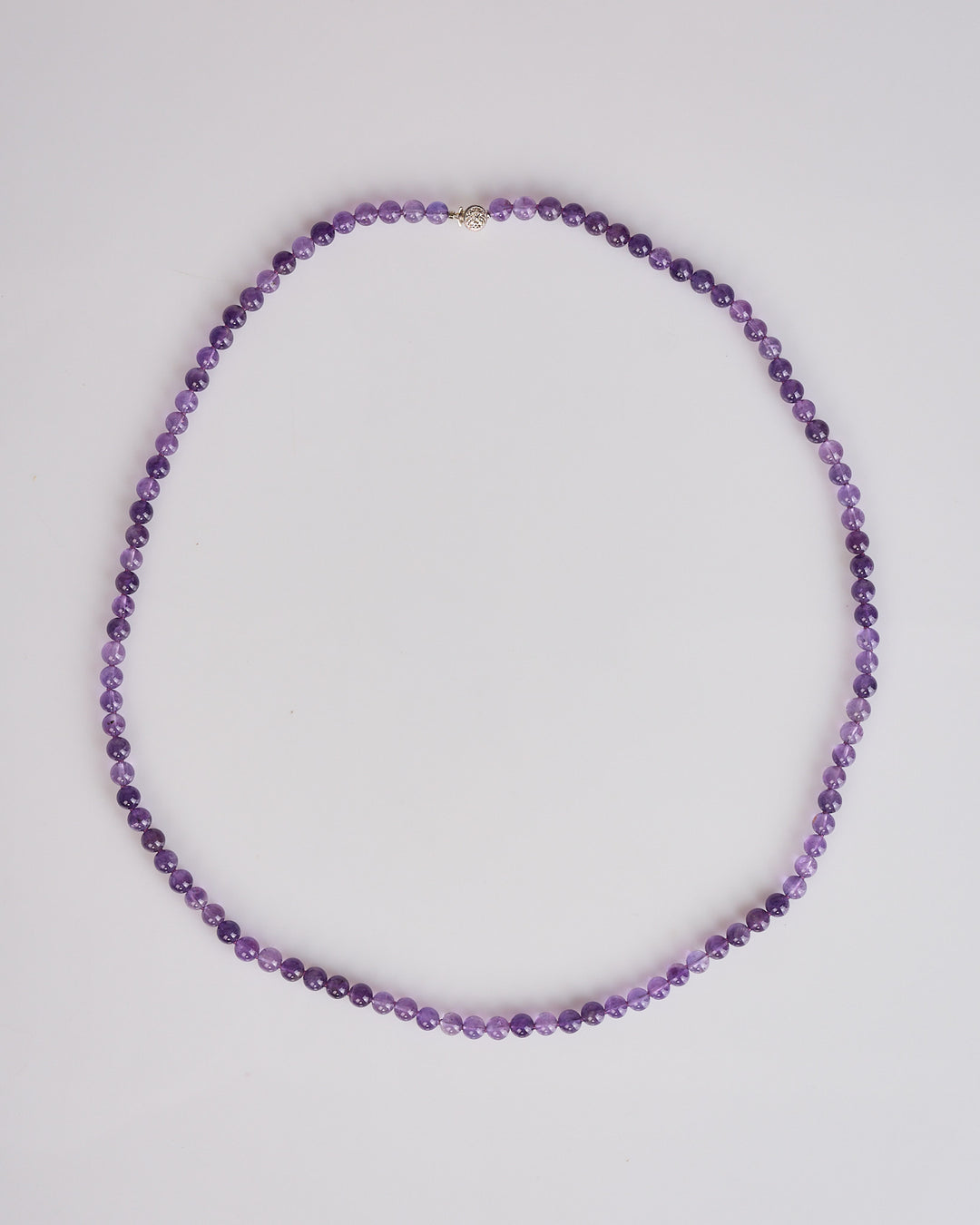 Needles Beaded Necklace Amethyst