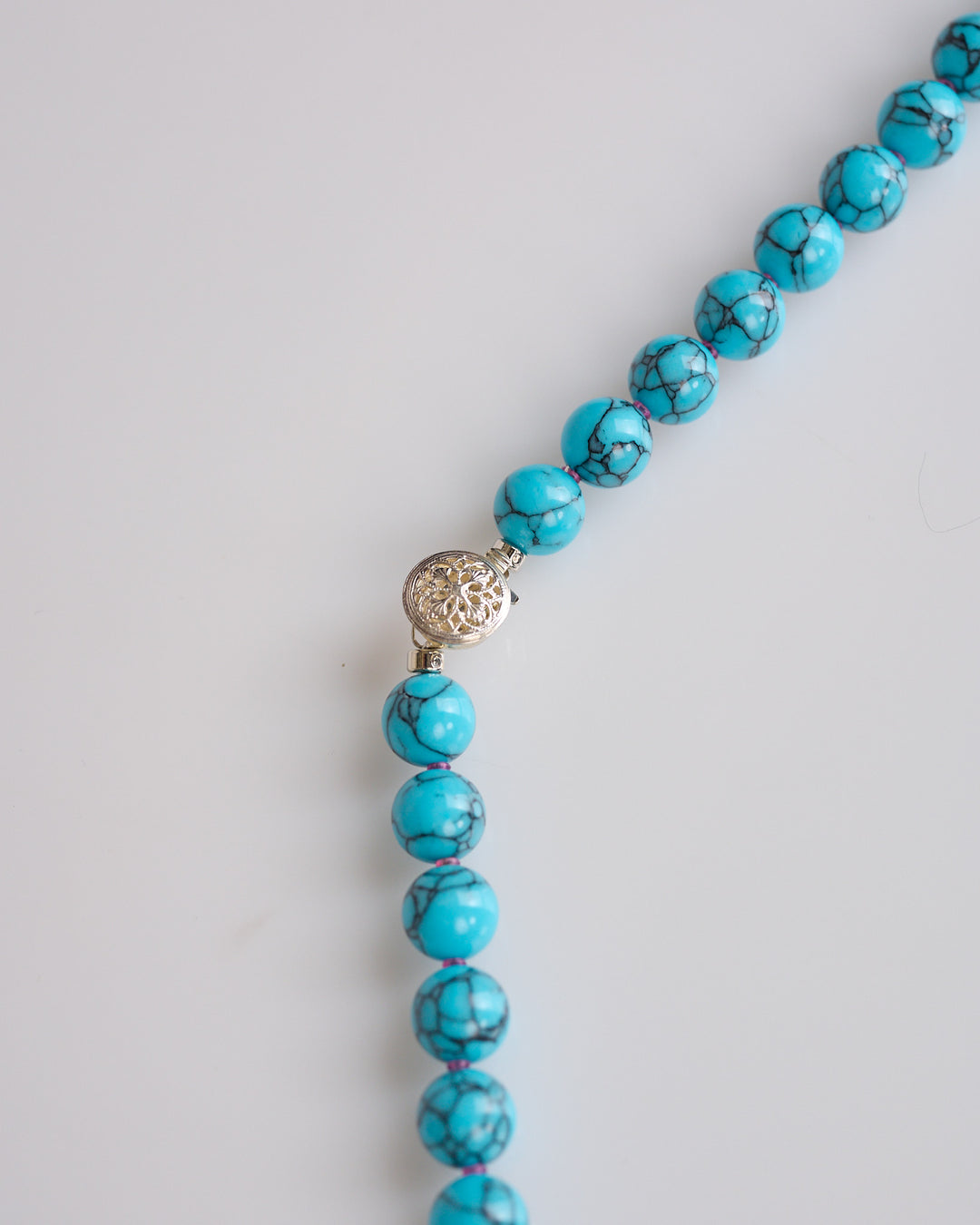 Needles Beaded Necklace Turquoise