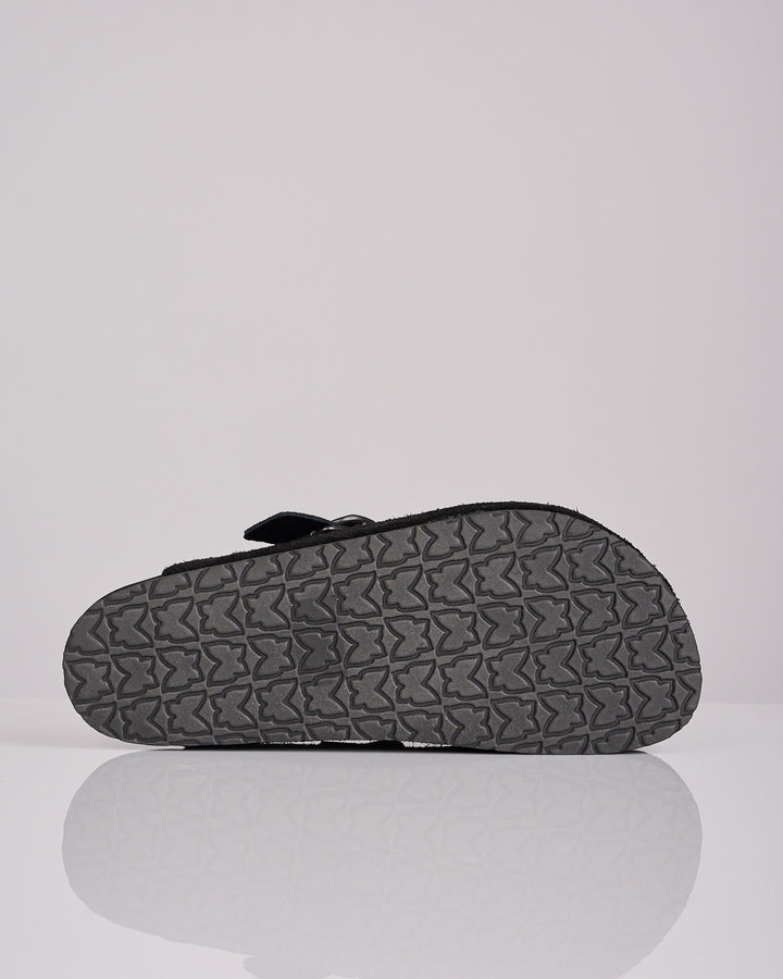 Needles Clog Suede Sandal Black