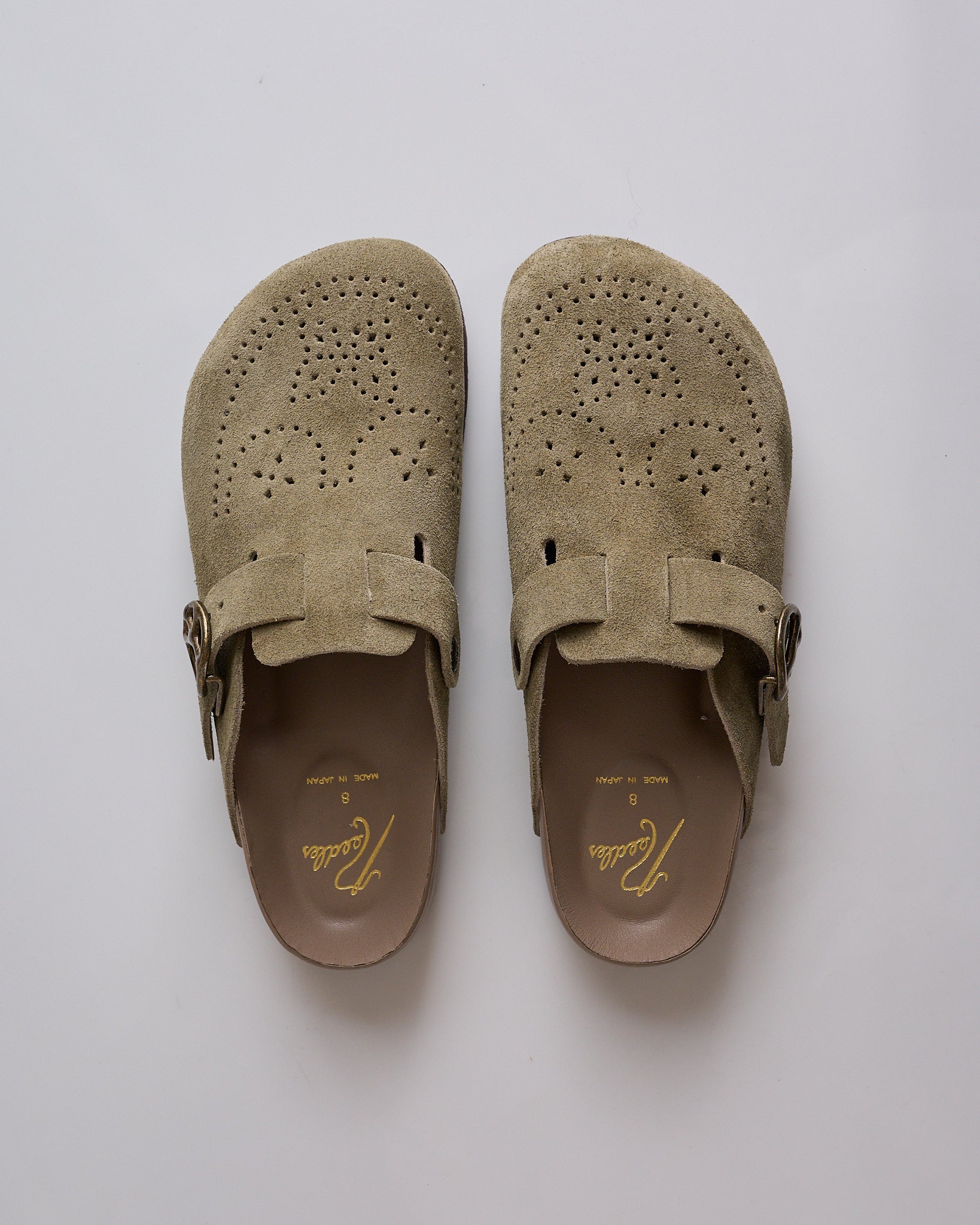 Needles Clog Suede Sandal Taupe – LESS 17