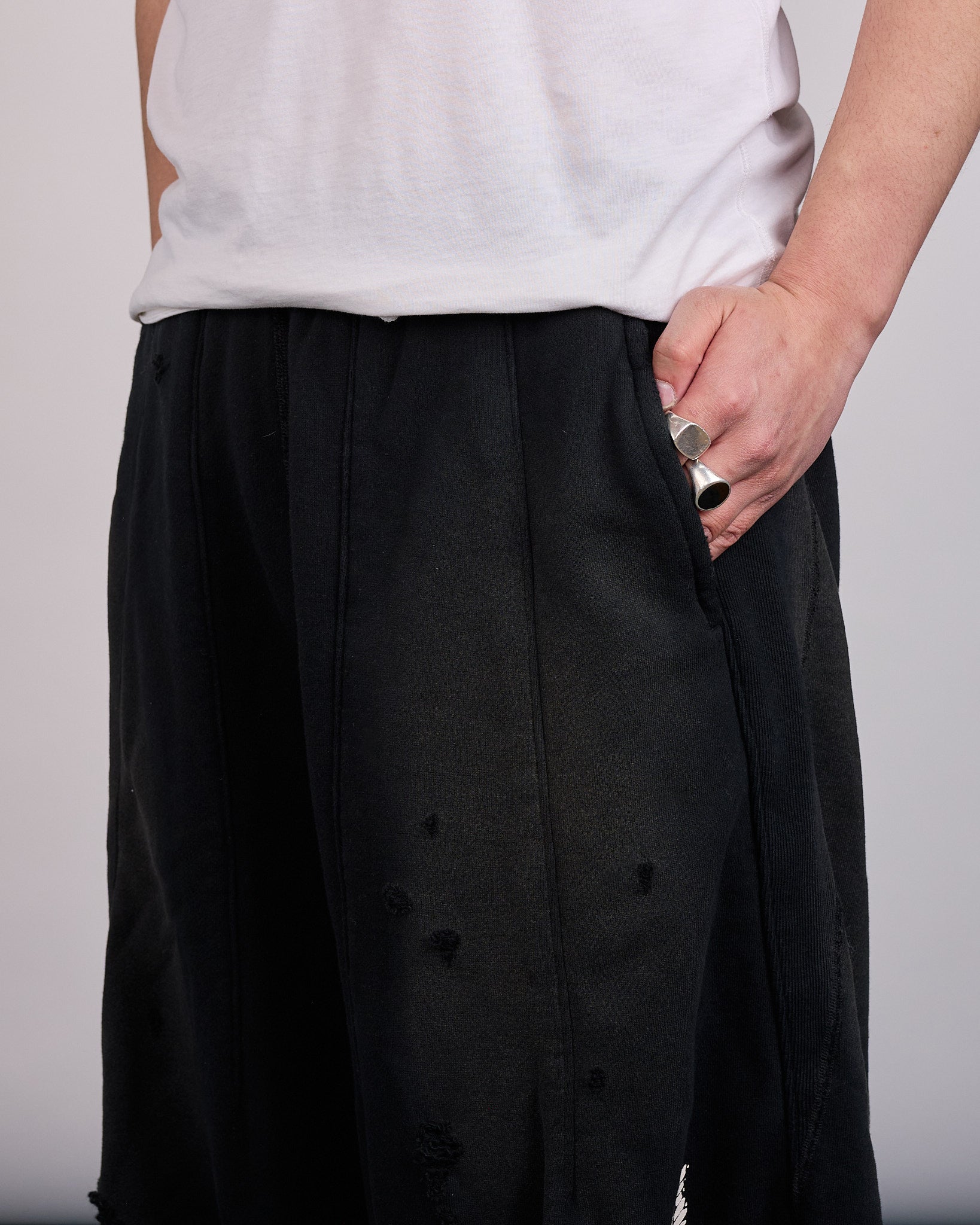 Needles Deconstructed H.D. Sweat Pant Black – LESS 17