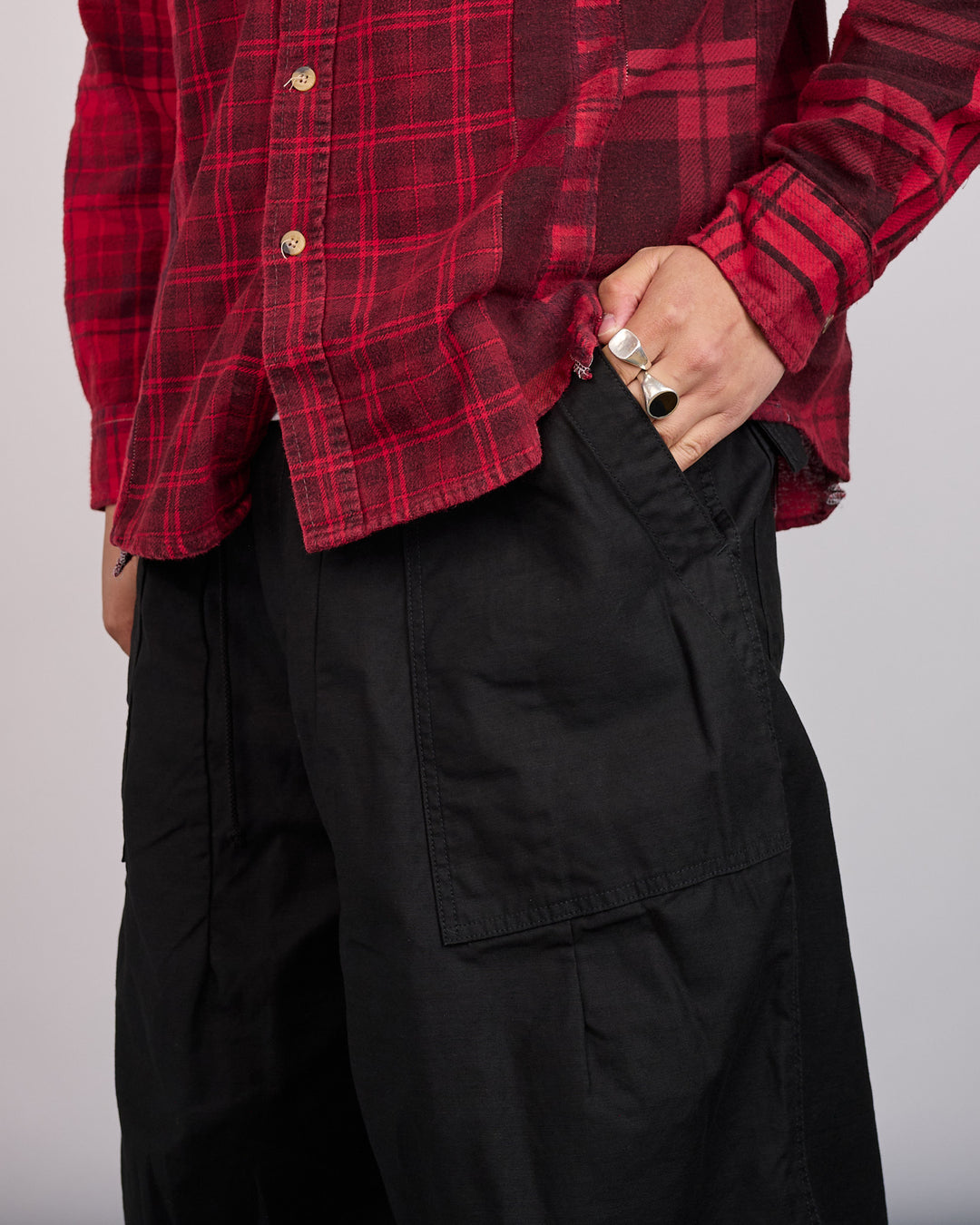 Needles Fatigue H.D. Pant Black