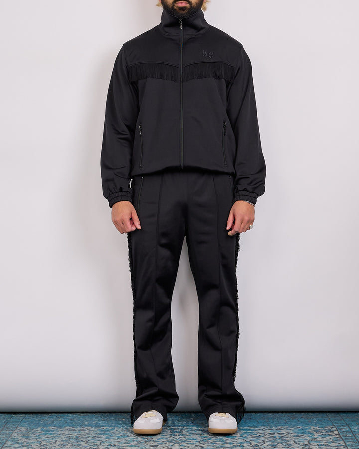 Needles Fringe Tricot Jersey Track Pant Black