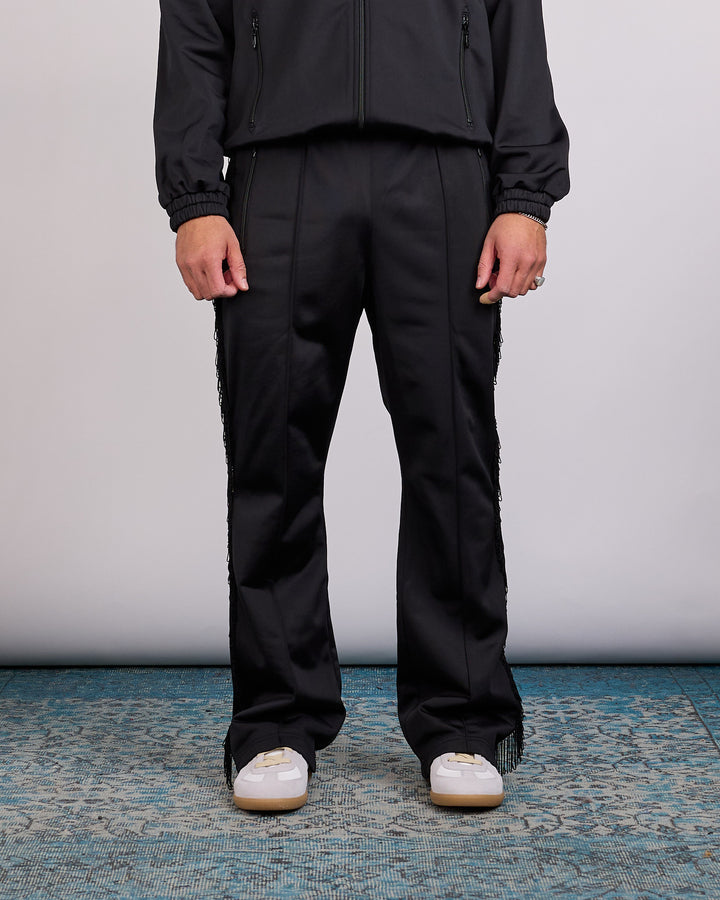 Needles Fringe Tricot Jersey Track Pant Black