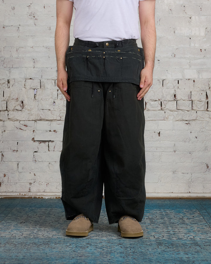 Needles H.D. Apron Pant 11oz Oxford Black