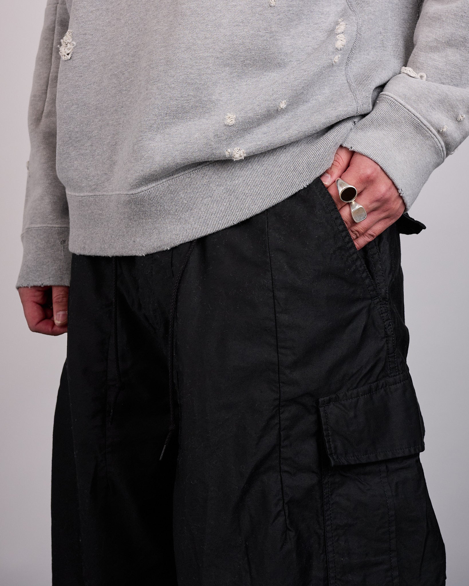 Needles H.D. BDU Cotton Pant Black – LESS 17