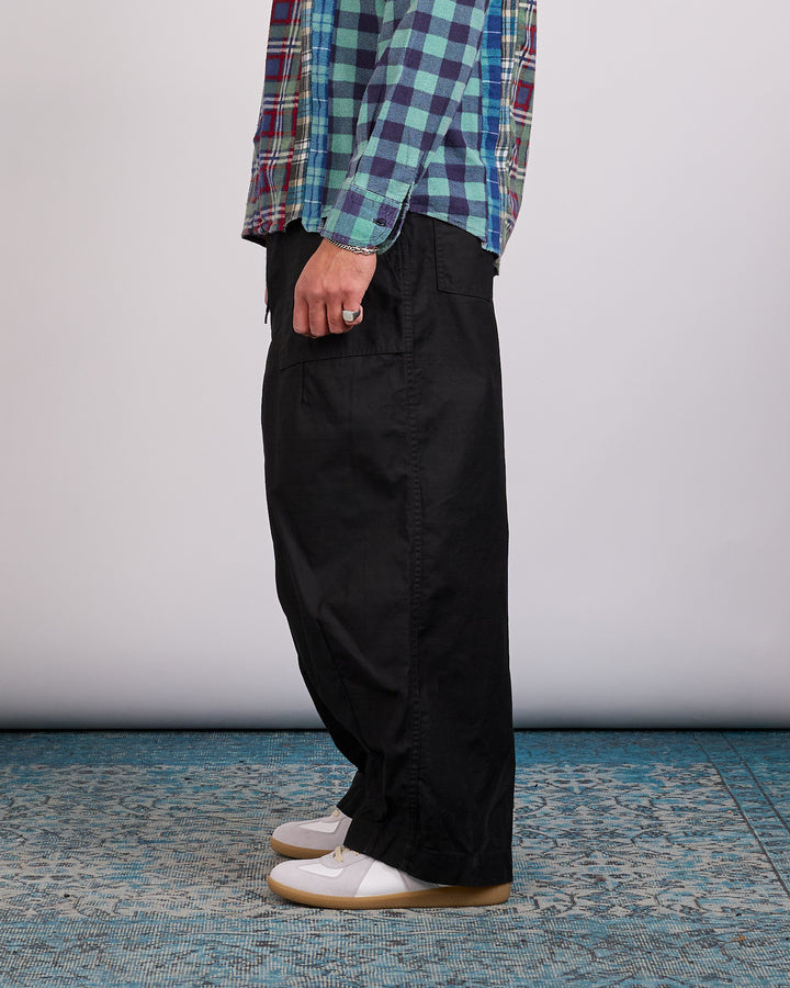 Needles H.D. Cotton Fatigue Pant Black