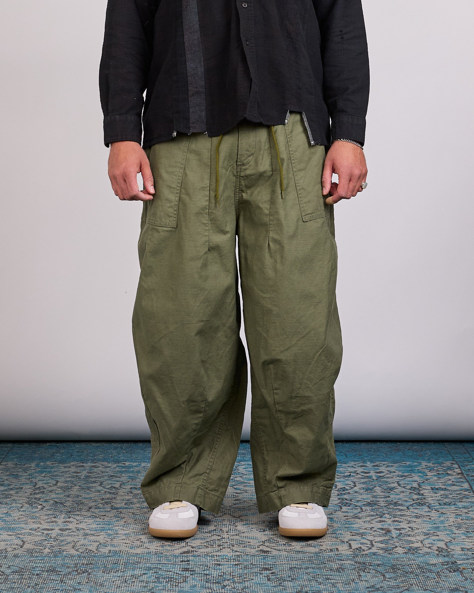 Needles H.D. Cotton Fatigue Pant Olive – LESS 17