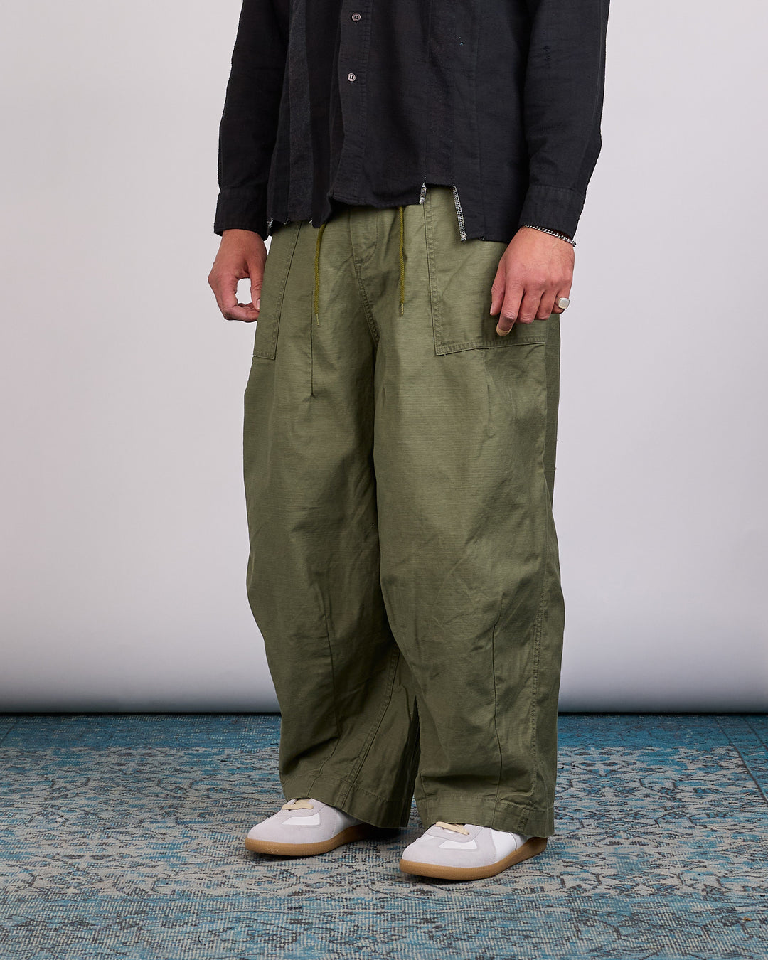Needles H.D. Cotton Fatigue Pant Olive