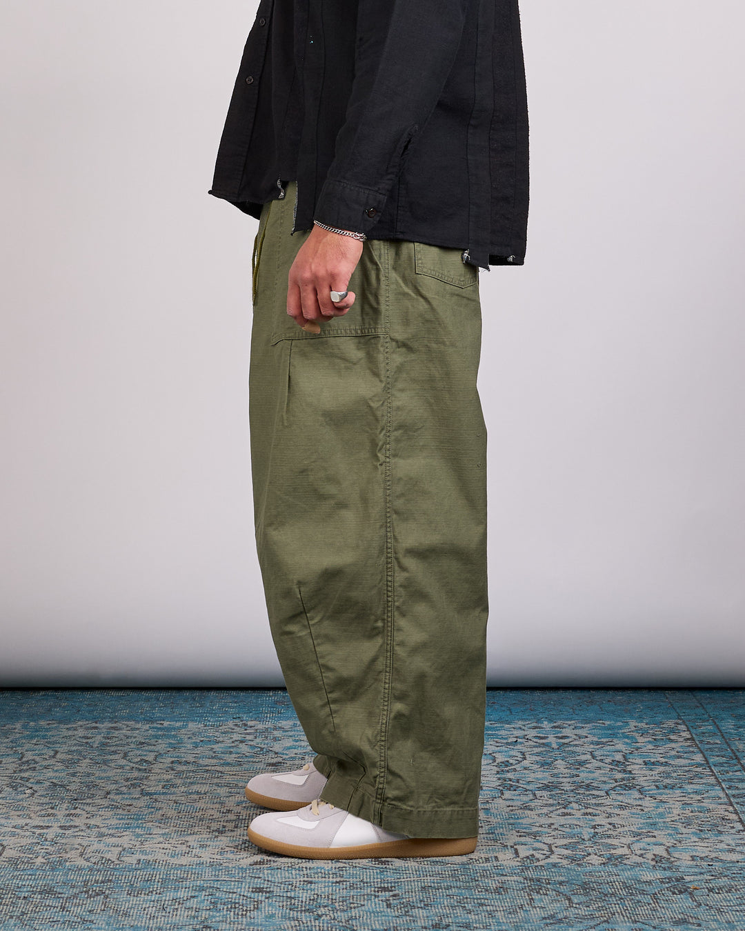 Needles H.D. Cotton Fatigue Pant Olive