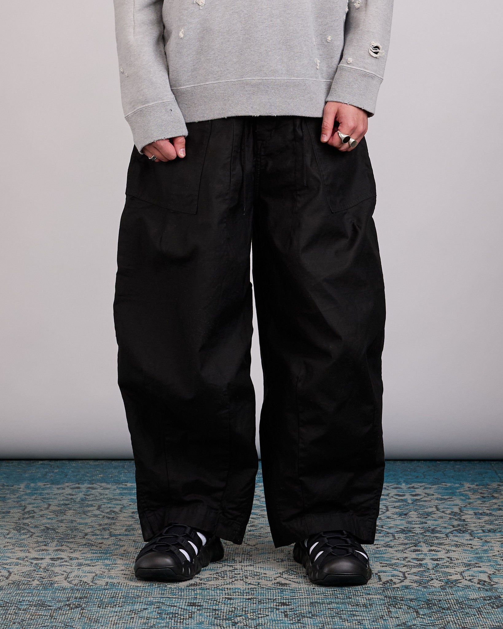Needles H.D. Fatigue Cotton Pant Black – LESS 17