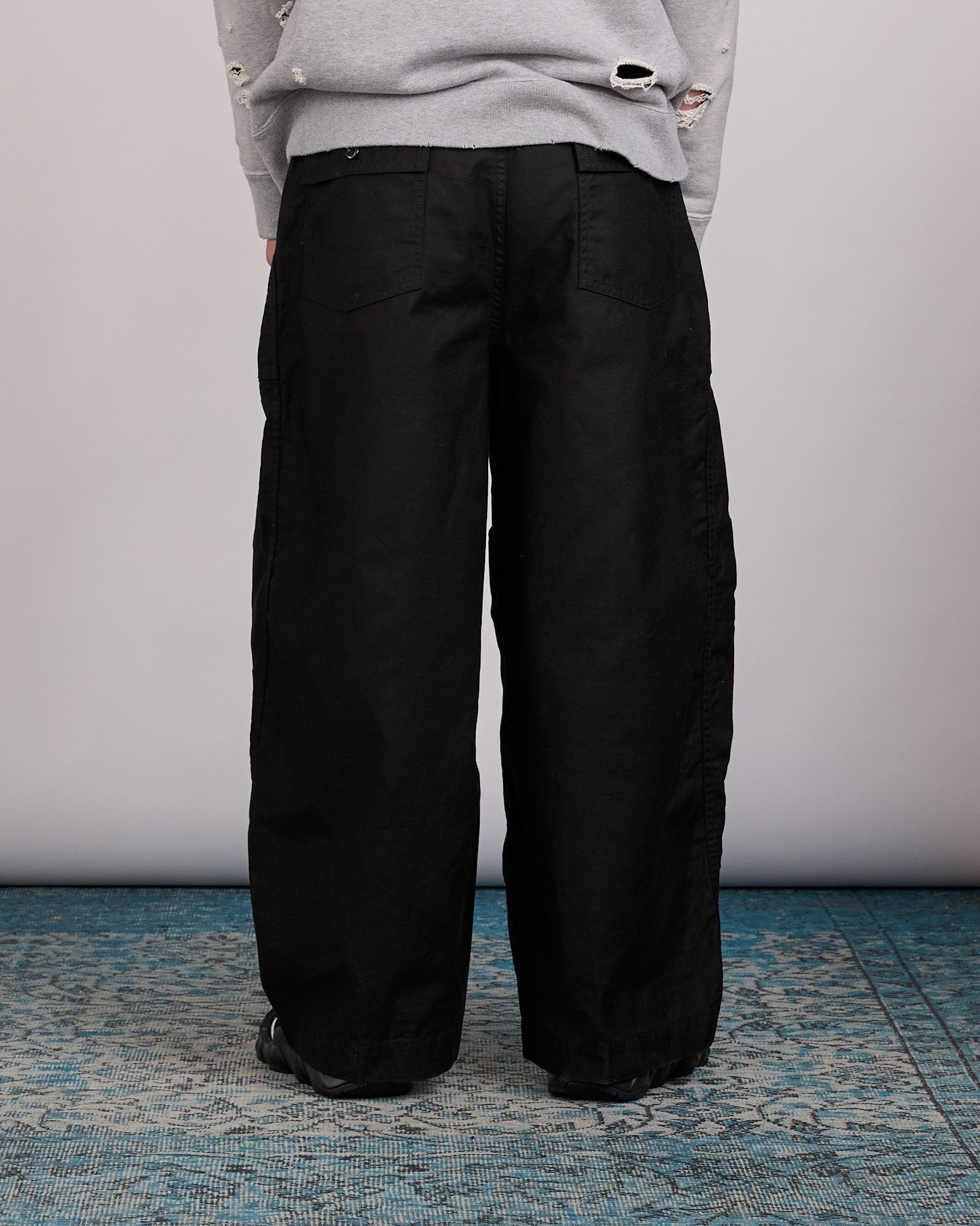 Needles H.D. Fatigue Cotton Pant Black – LESS 17