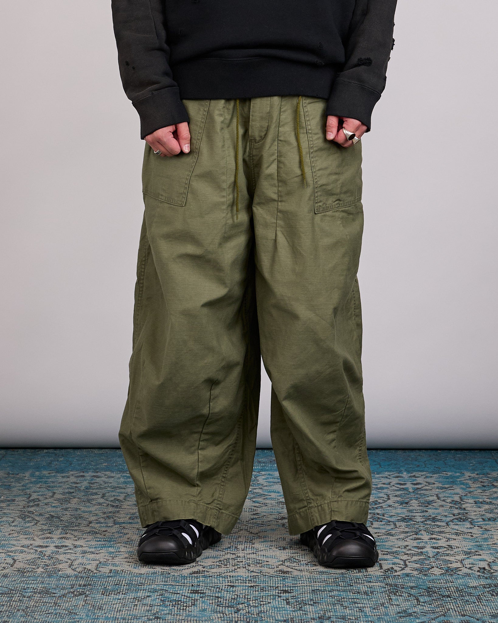 Needles H.D. Fatigue Cotton Pant Olive – LESS 17