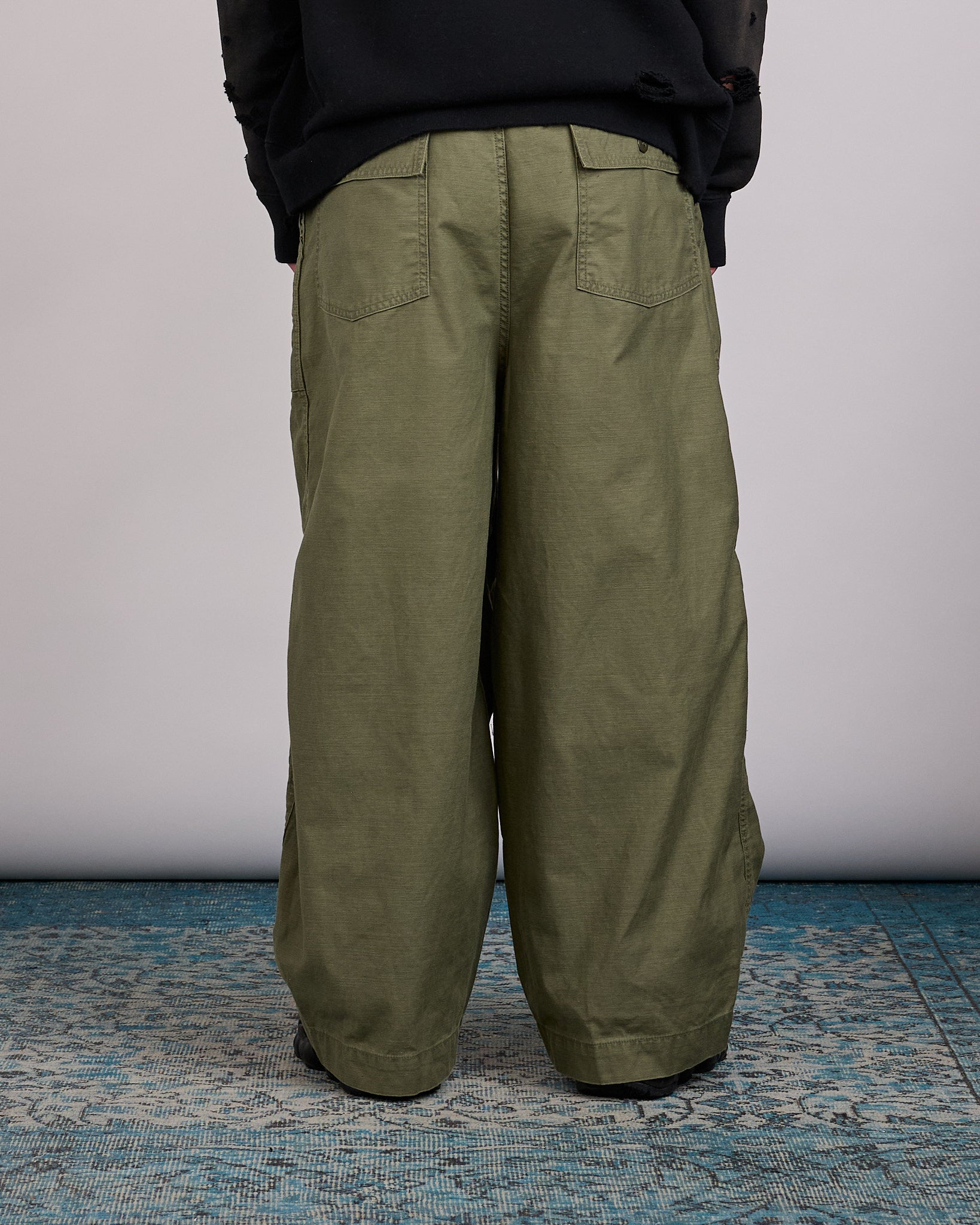 Needles H.D. Fatigue Cotton Pant Olive – LESS 17