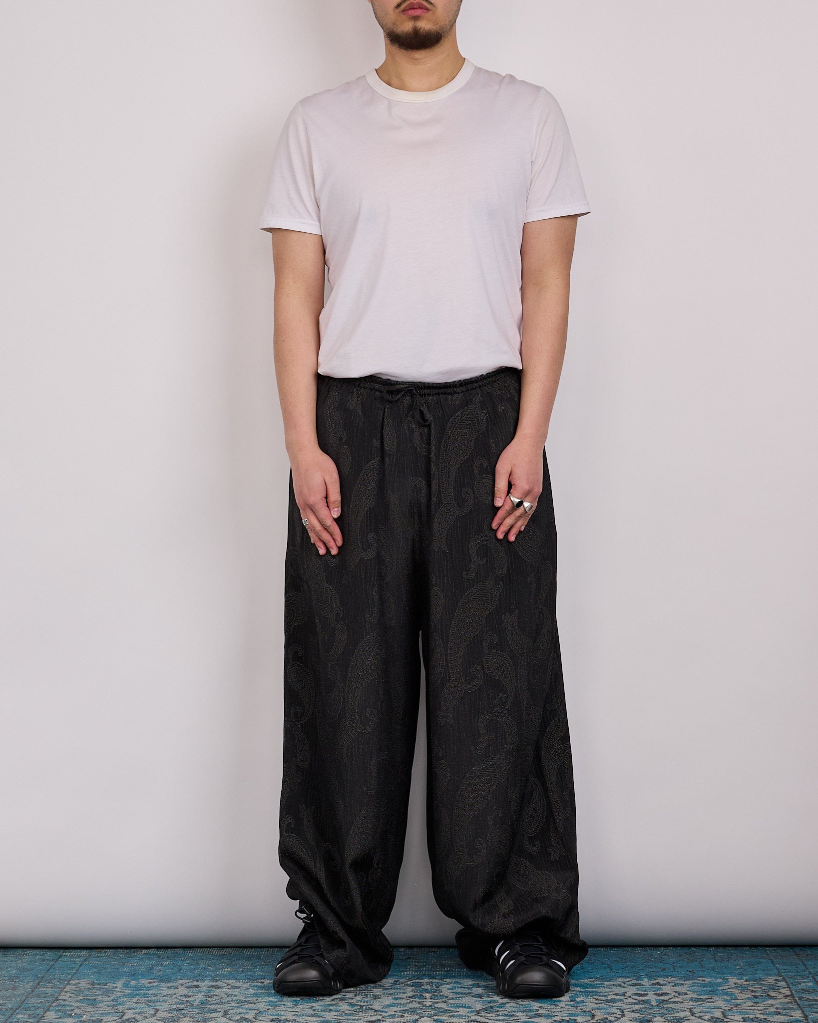 Needles H.D. Pant Rayon Paisley Jacquard Black – LESS 17
