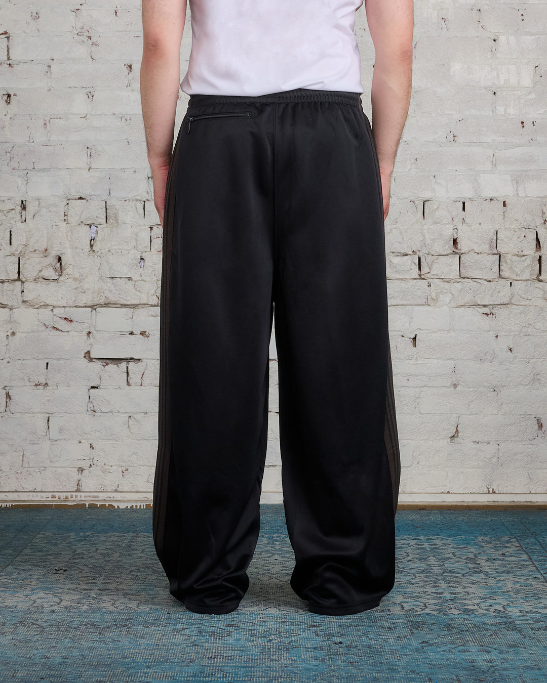 Needles H.D. Poly Smooth Track Pant Black