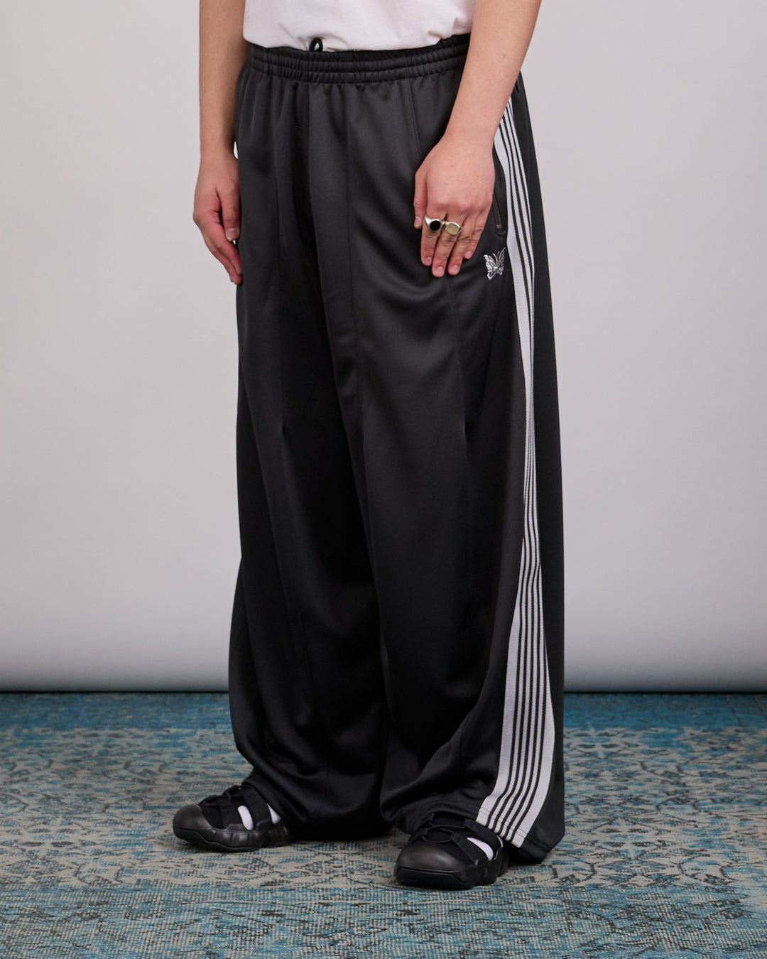 Needles H.D. Track Pant Poly Smooth Charcoal