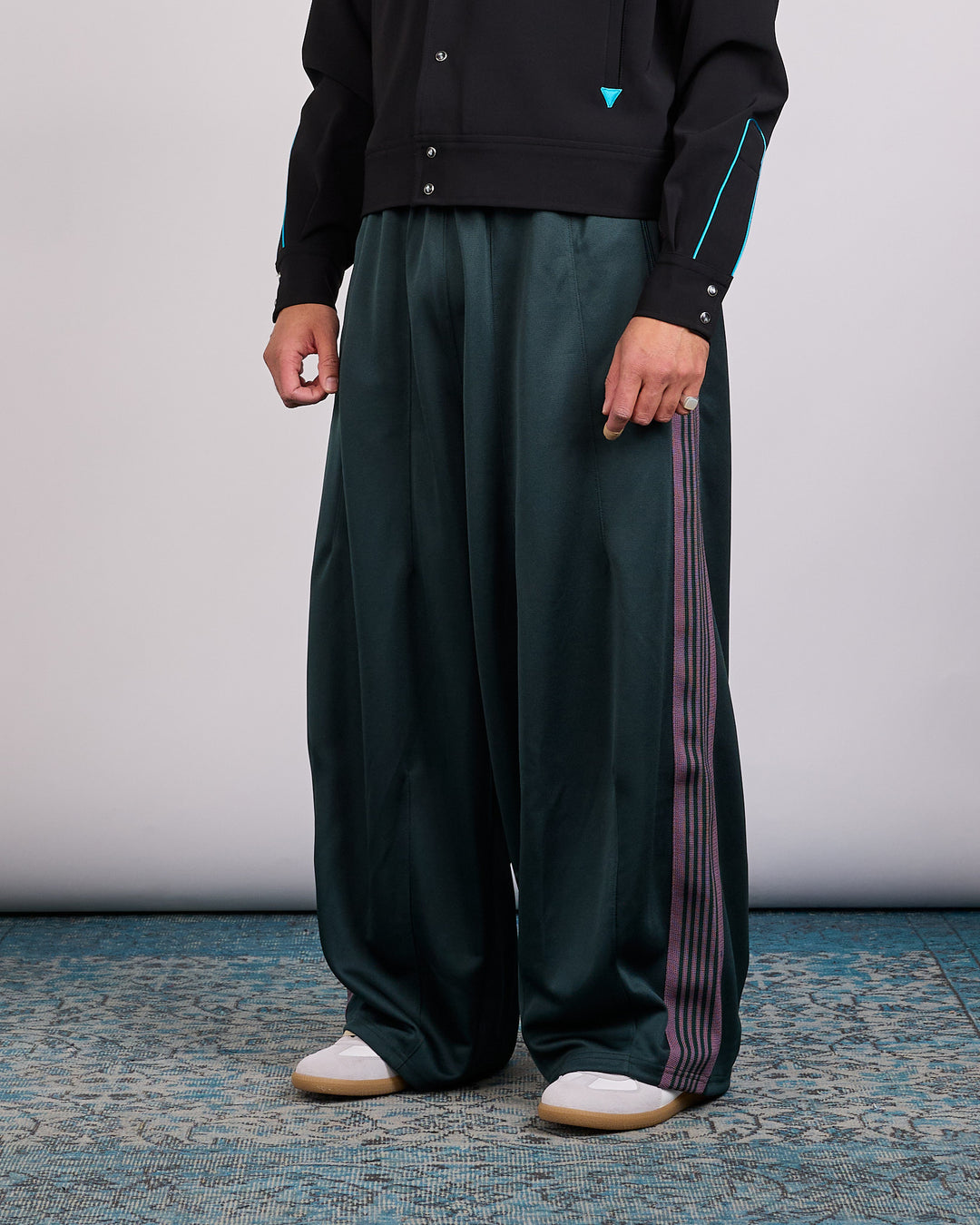 Needles H.D. Track Pant Poly Smooth Green