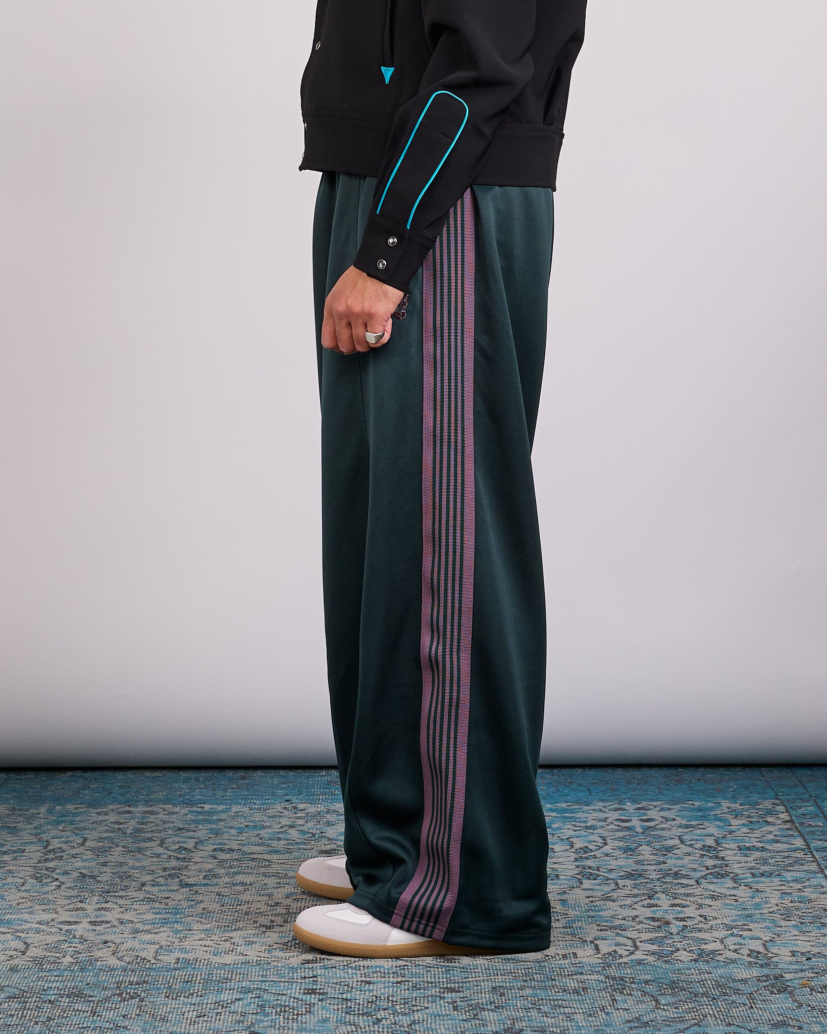 Needles H.D. Track Pant Poly Smooth Green – LESS 17