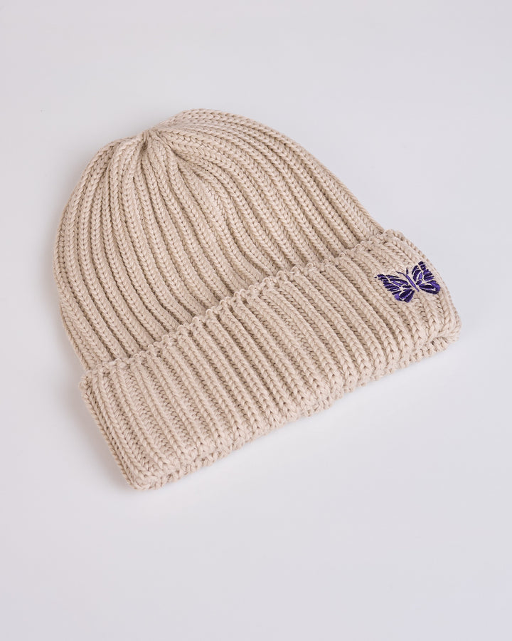 Needles Merino Wool Watchcap Beanie Beige