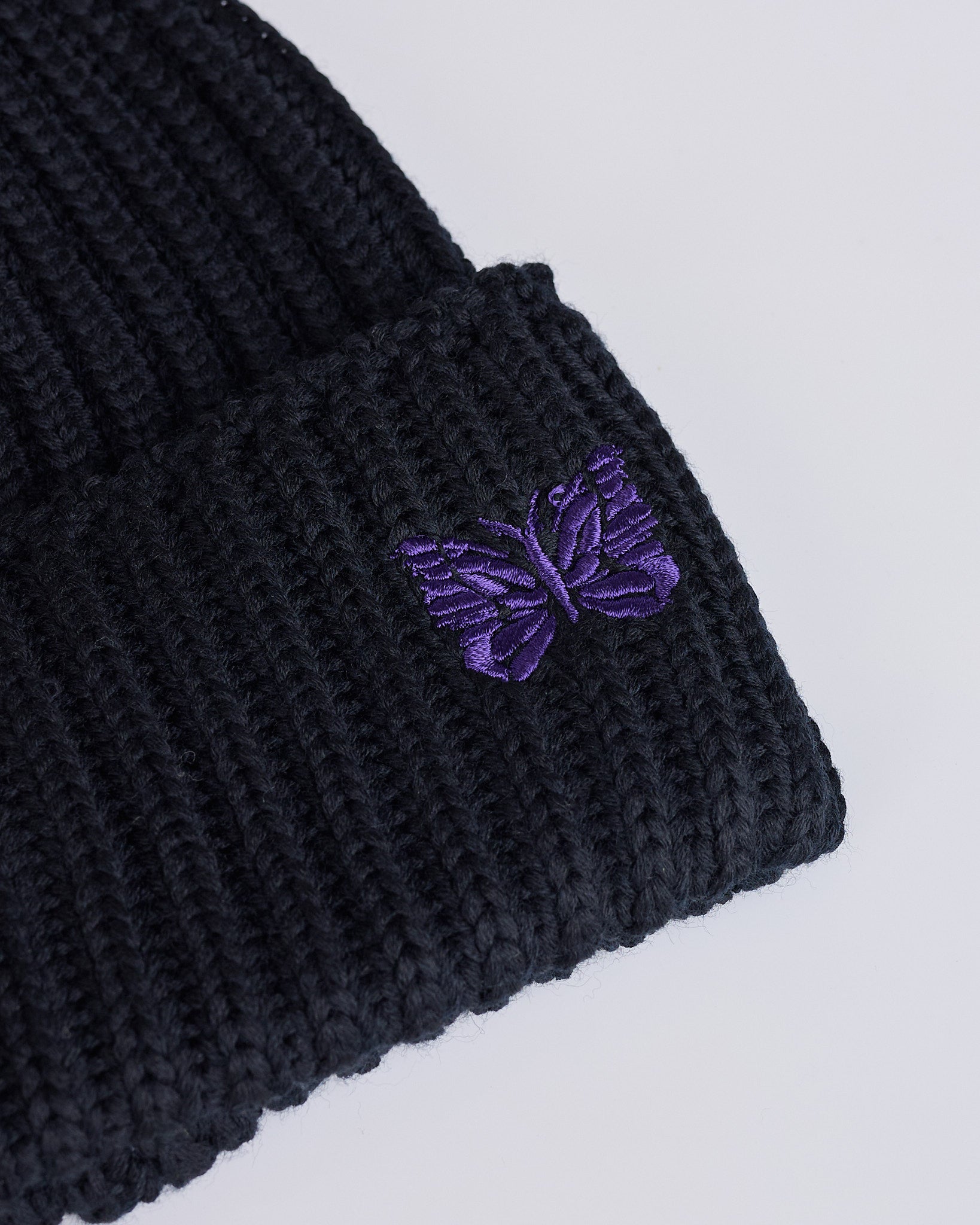 Needles Merino Wool Watchcap Beanie Black – LESS 17