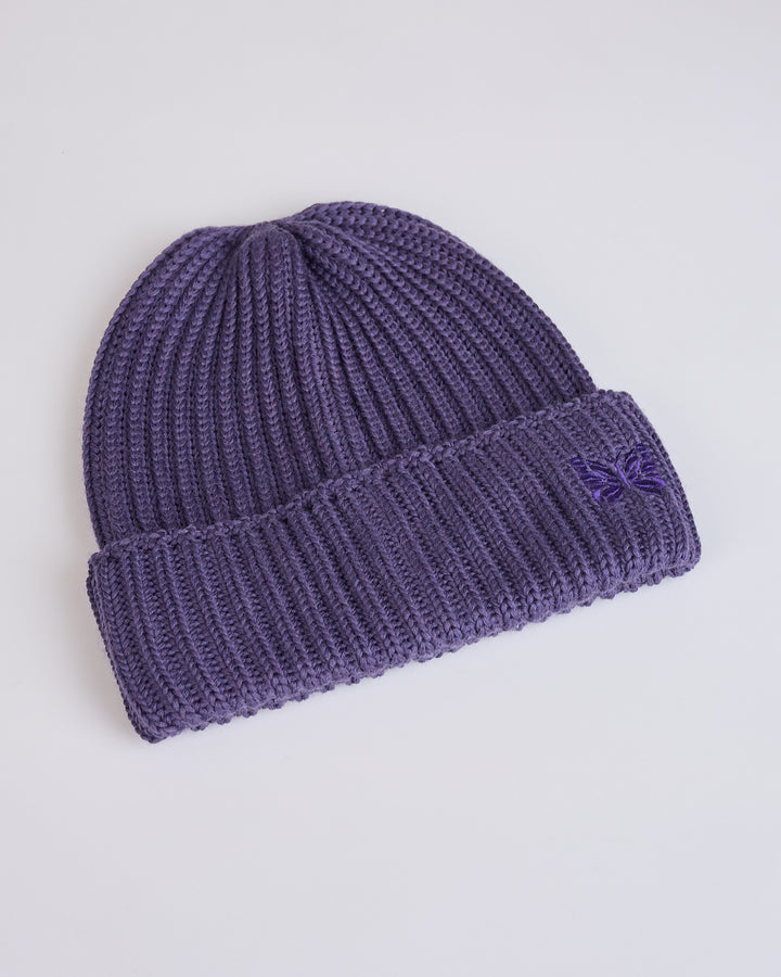 Needles Merino Wool Watchcap Beanie Purple