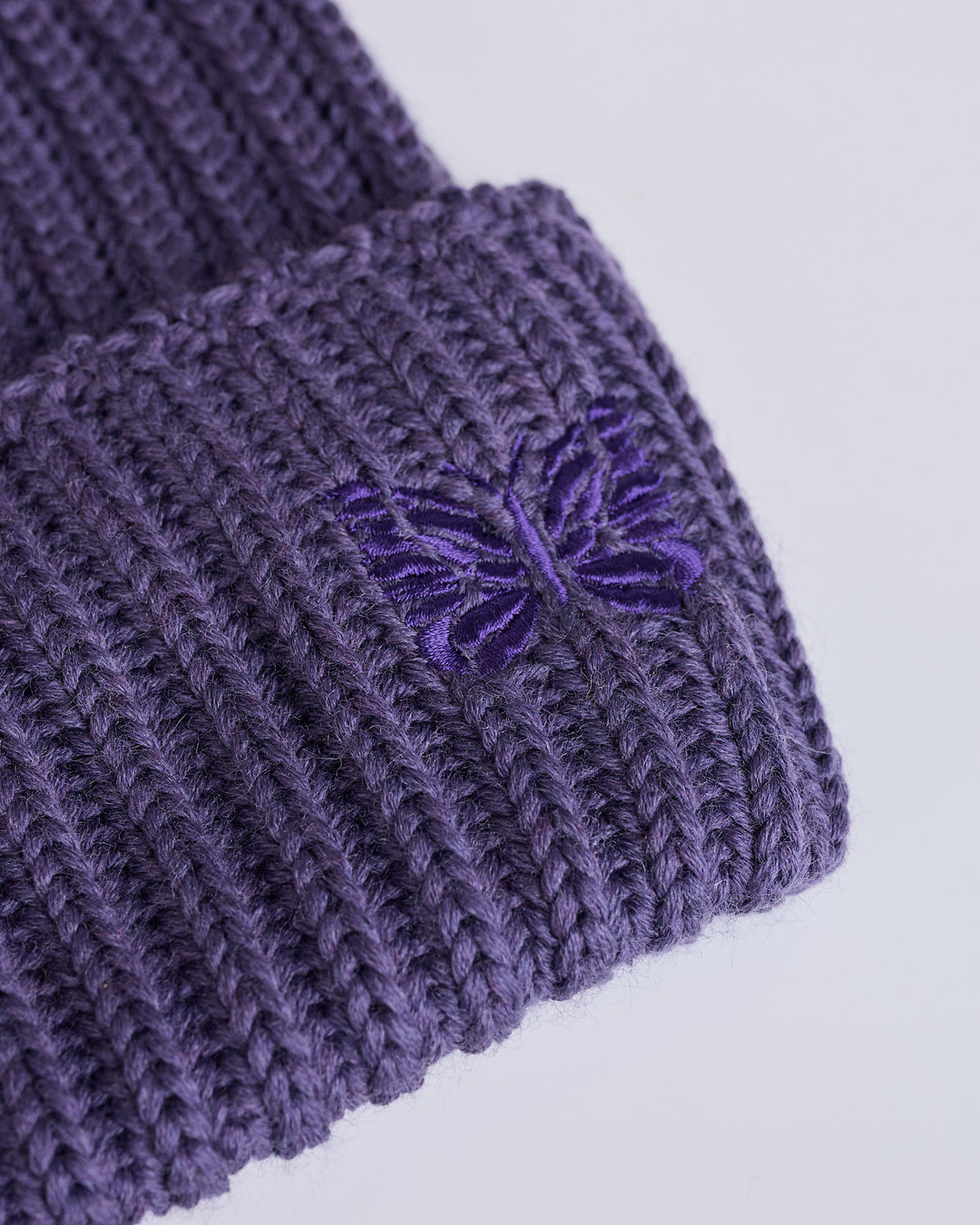 Needles Merino Wool Watchcap Beanie Purple