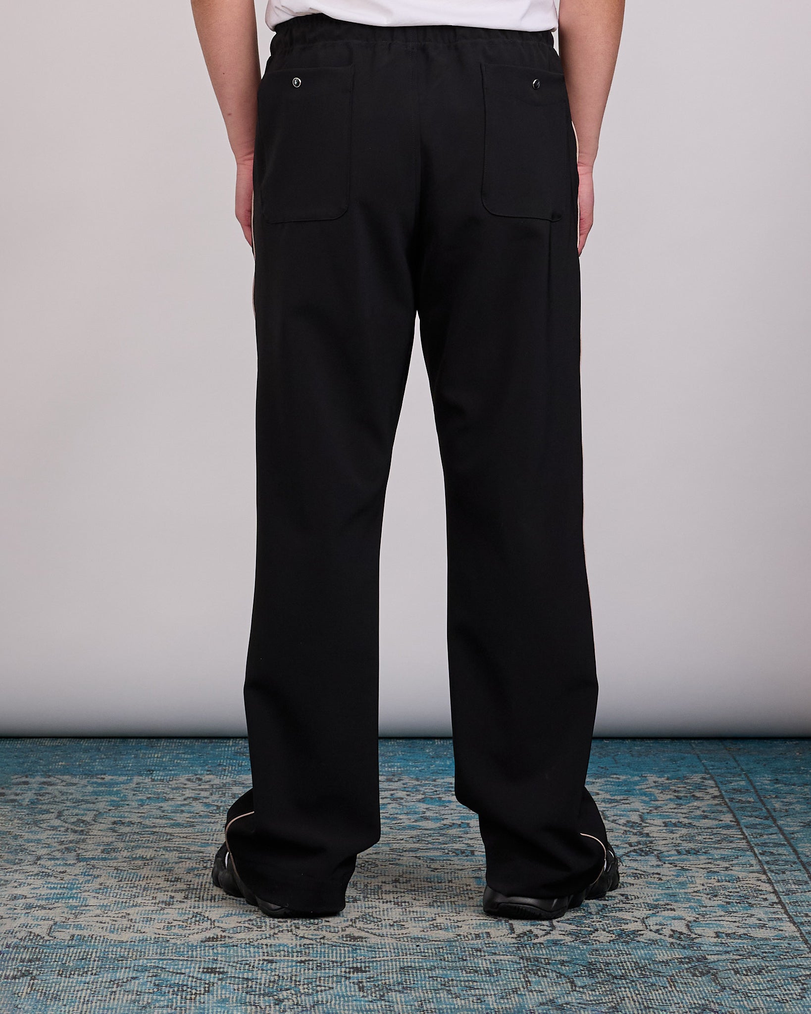 Needles Piping Cowboy Pant Double Cloth Black – LESS 17