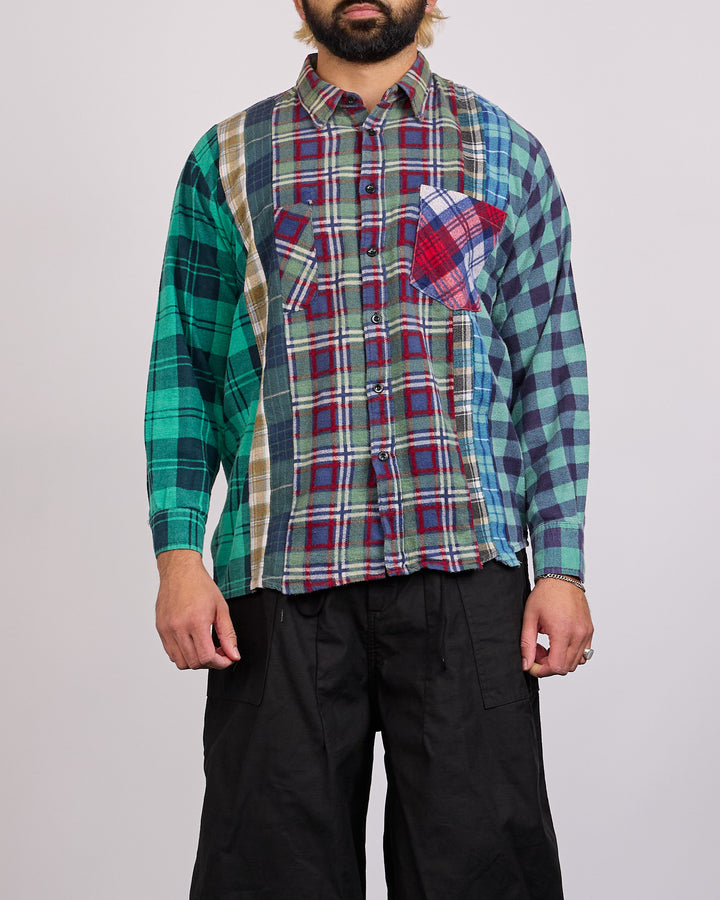 Needles Rebuild 7-Cuts Button Shirt Assorted Plaids