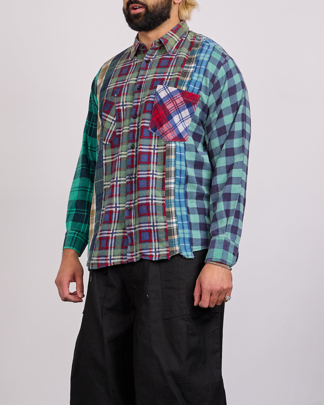 Needles Rebuild 7-Cuts Button Shirt Assorted Plaids