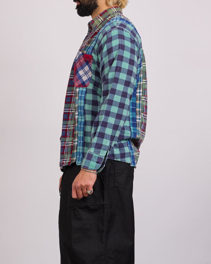 Needles Rebuild 7-Cuts Button Shirt Assorted Plaids