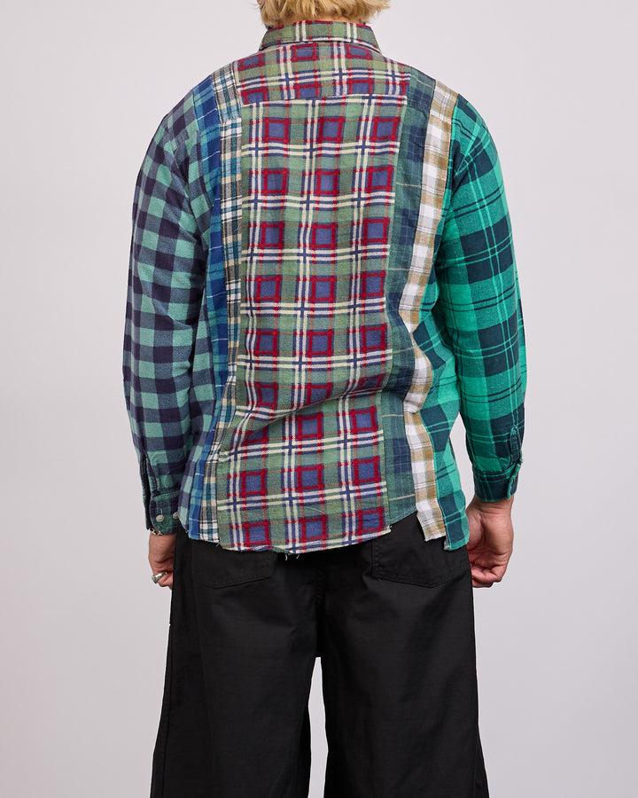 Needles Rebuild 7-Cuts Button Shirt Assorted Plaids