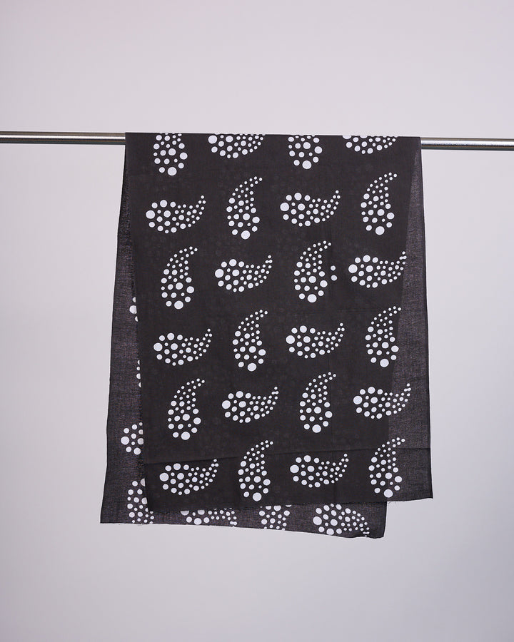 Needles Tenugui Bandana Paisley Black