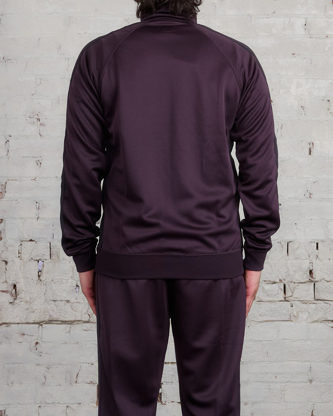 Needles Track Jacket Poly Smooth Dark Purple