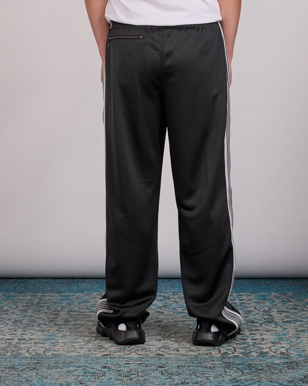Needles Track Pant Poly Smooth Charcoal
