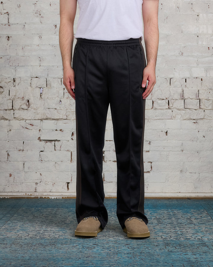 Needles Track Pant Poly Smooth Dark Black