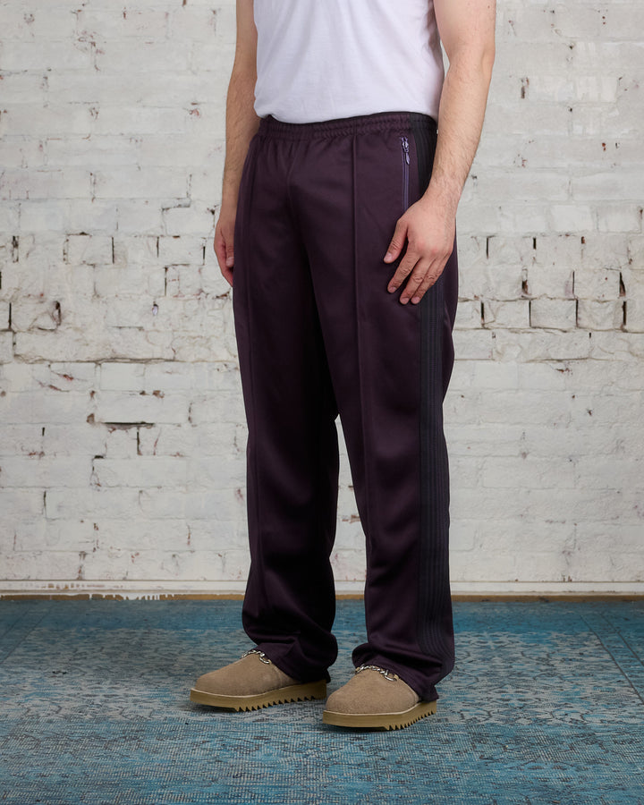 Needles Track Pant Poly Smooth Dark Purple