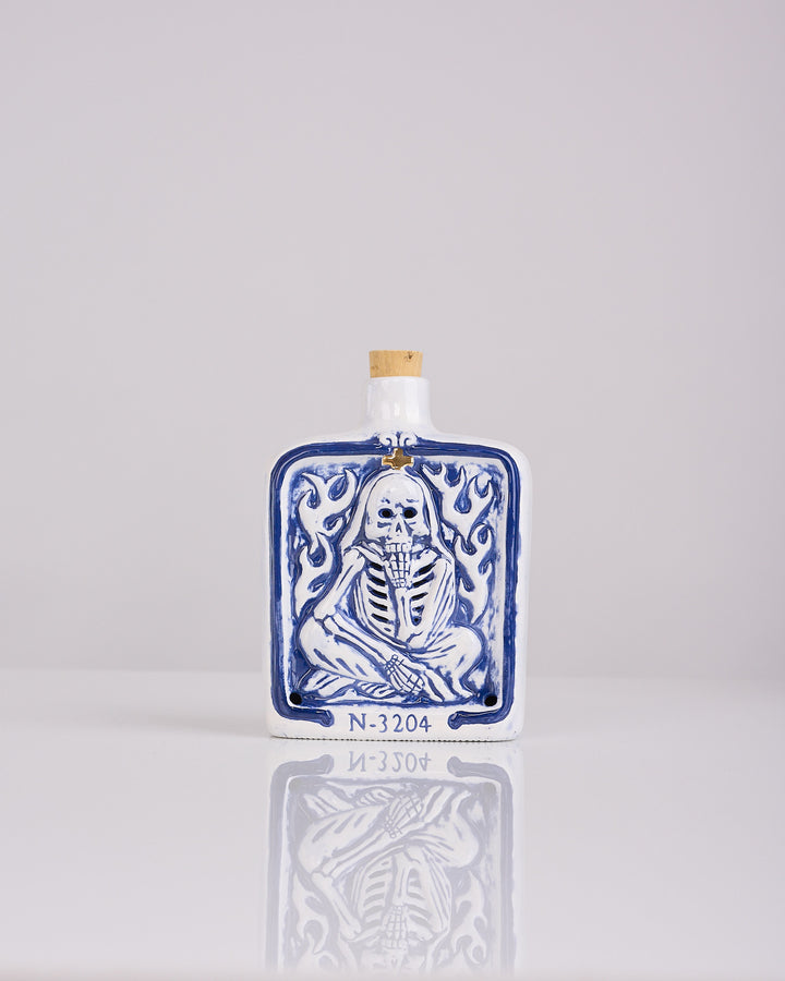 Neighborhood Bottle Incense Holder Blue