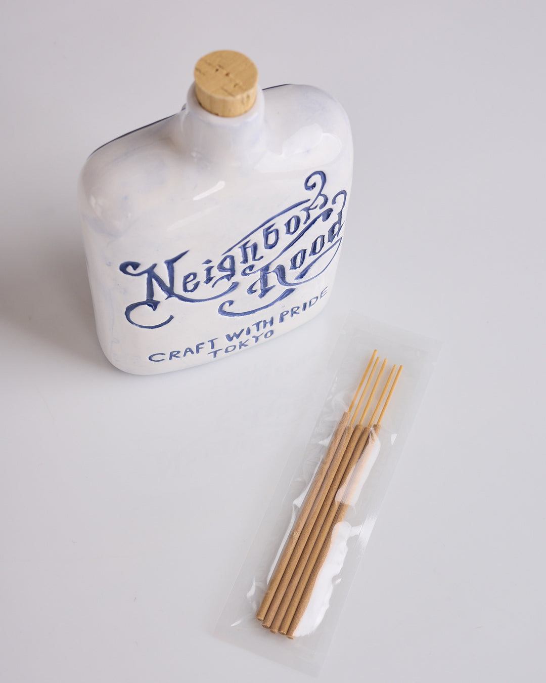 Neighborhood Bottle Incense Holder Blue