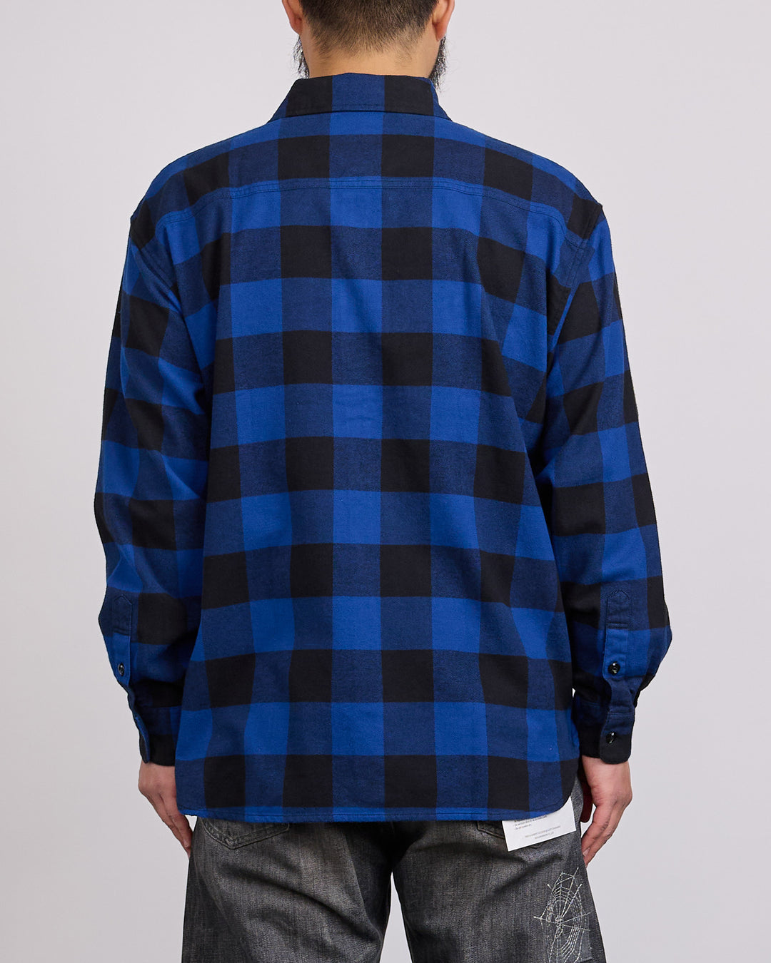 Neighborhood Buffalo Check Button Shirt LS 262 Blue