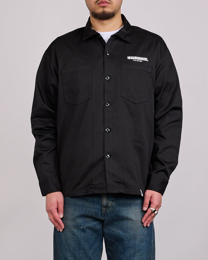 Neighborhood Classic Work Shirt LS-2 261 Black