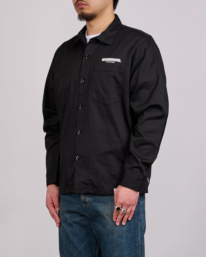 Neighborhood Classic Work Shirt LS-2 261 Black