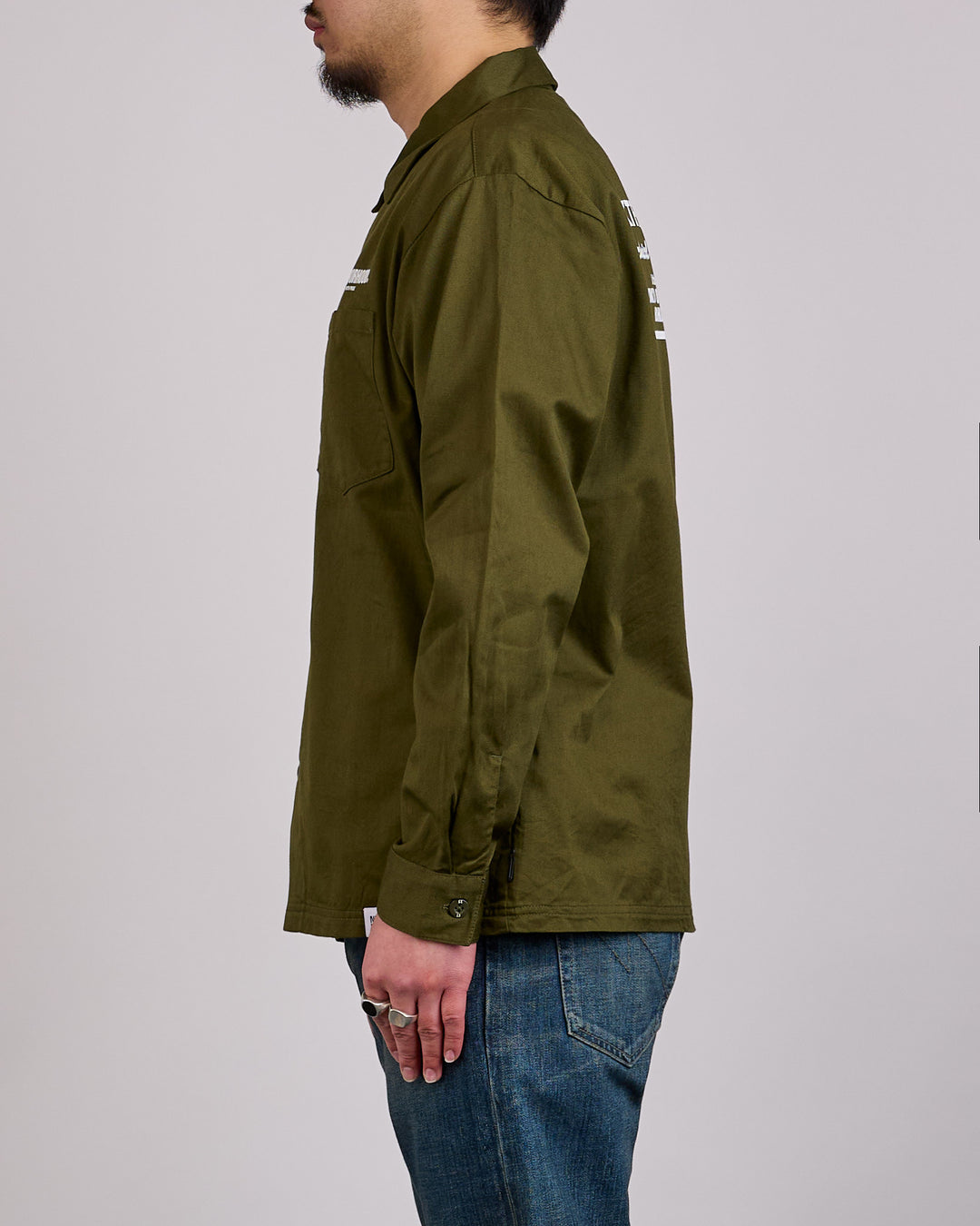 Neighborhood Classic Work Shirt LS-2 261 Olive Drab