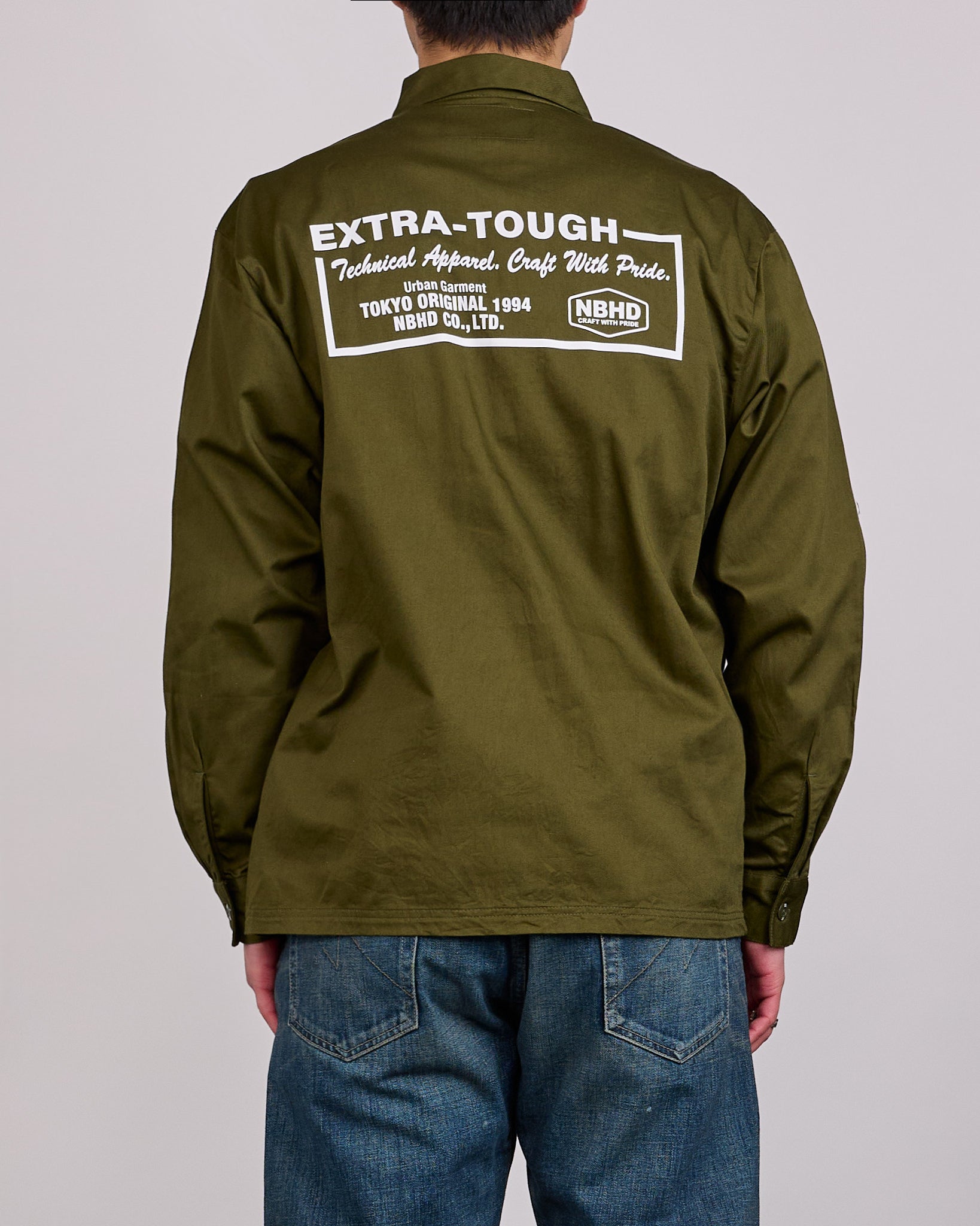 Neighborhood Classic Work Shirt LS-2 261 Olive Drab – LESS 17