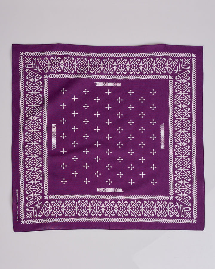 Neighborhood Cross Bandana 261 Purple
