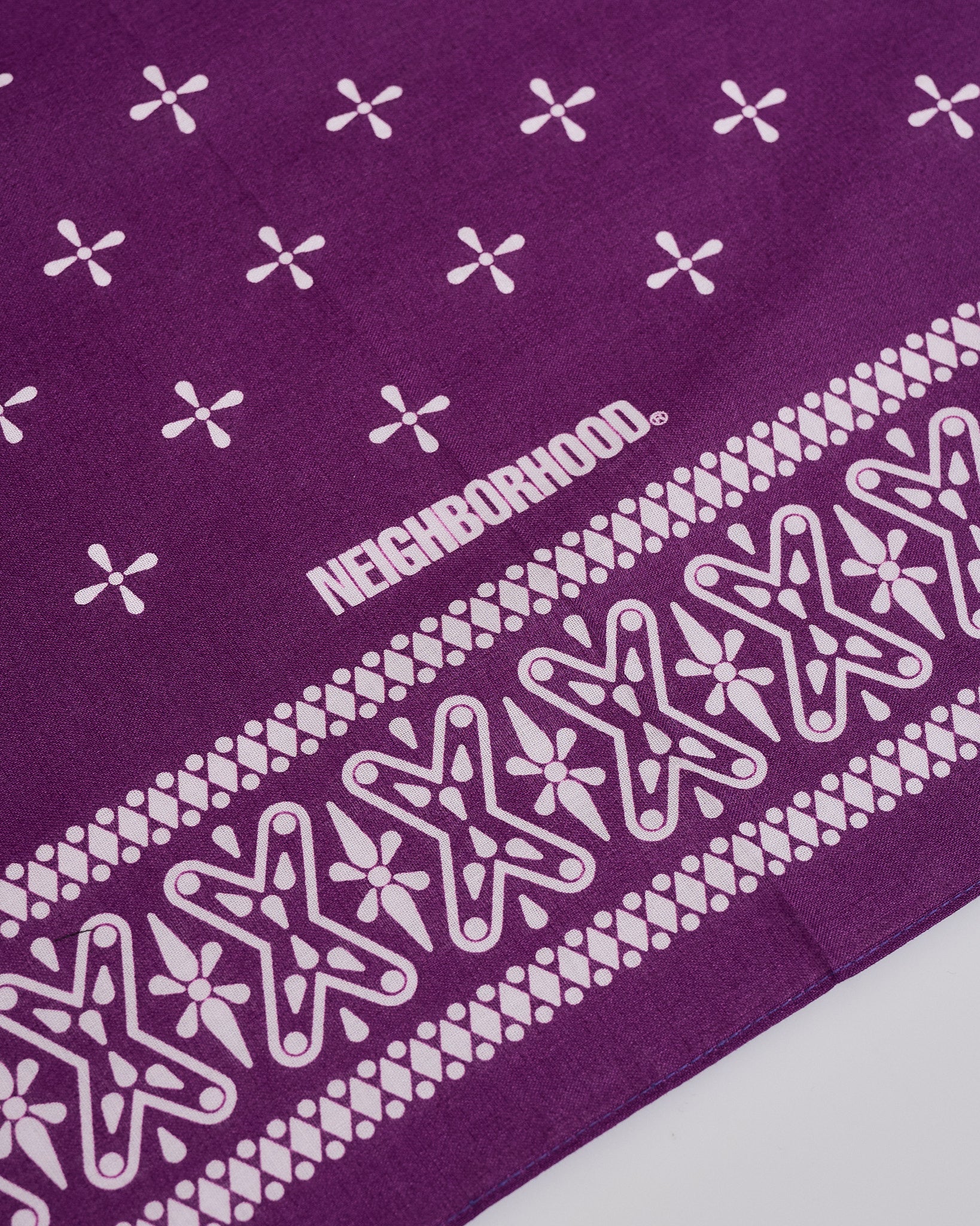 Neighborhood Cross Bandana 261 Purple – LESS 17