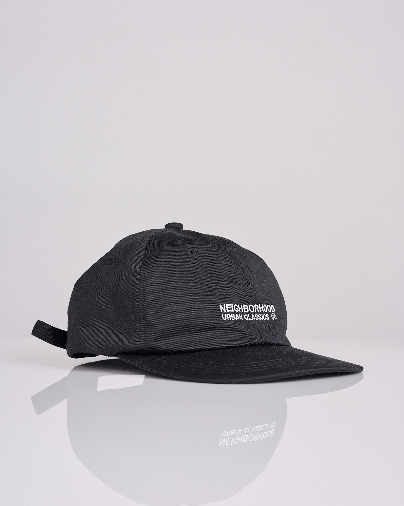 Neighborhood Dad Cap-2 Black – LESS 17