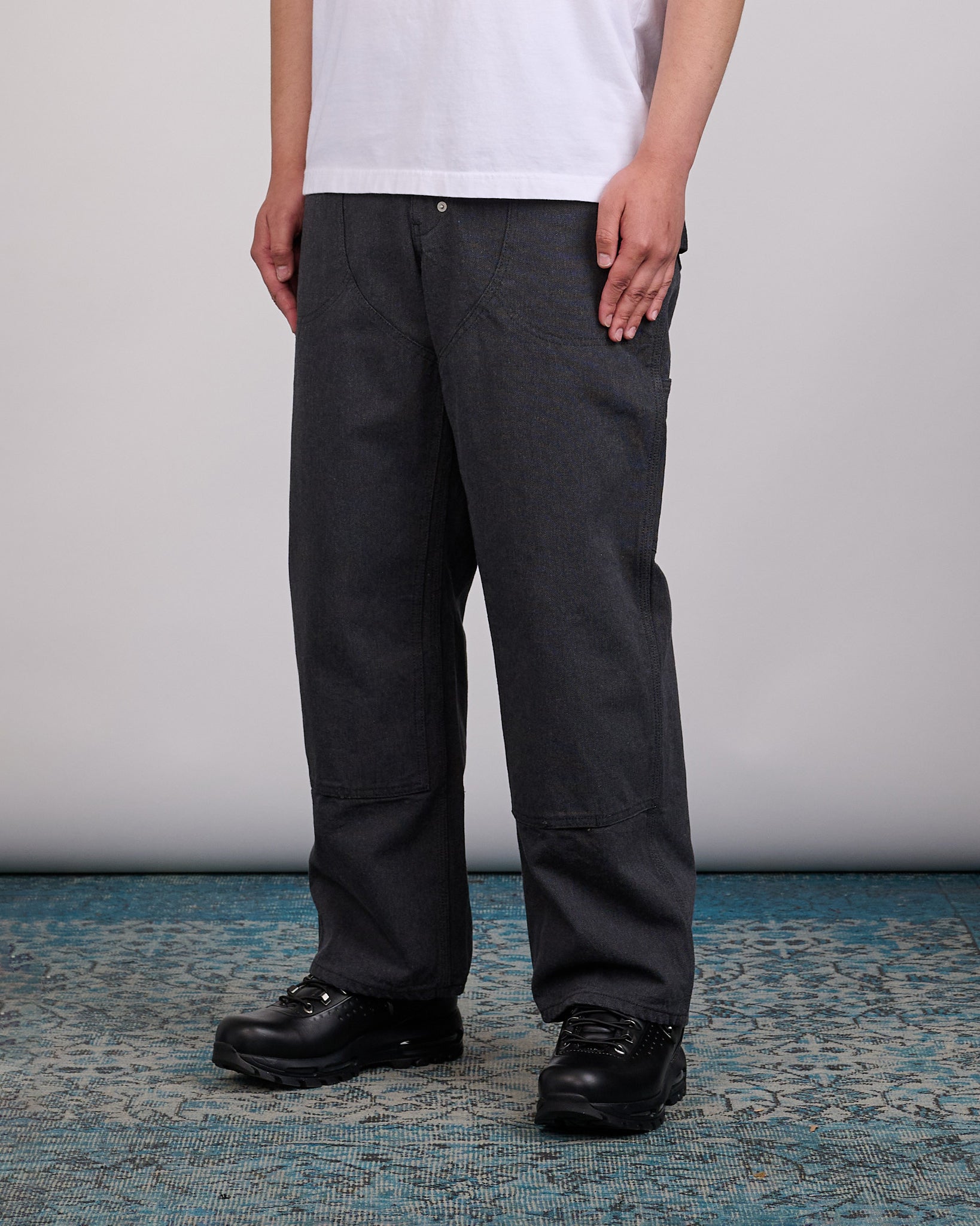 Neighborhood Double Knee Duck Pant 261 Black – LESS 17
